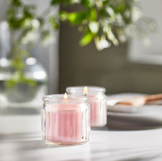 Scented candle (Gift) jasmine/pink